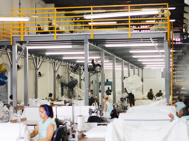Produção da matriz em Santos